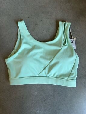 Light Mint Scoop Sports Bra - Women's Active Support